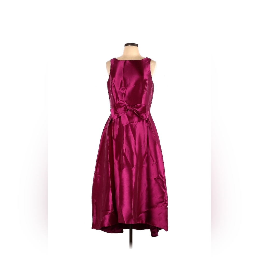 Tahari Satin bow dress